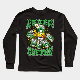 Astro Duck's Coffee Long Sleeve T-Shirt